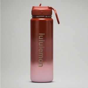 Lululemon Back To Life Sport Bottle 24oz Straw Lid